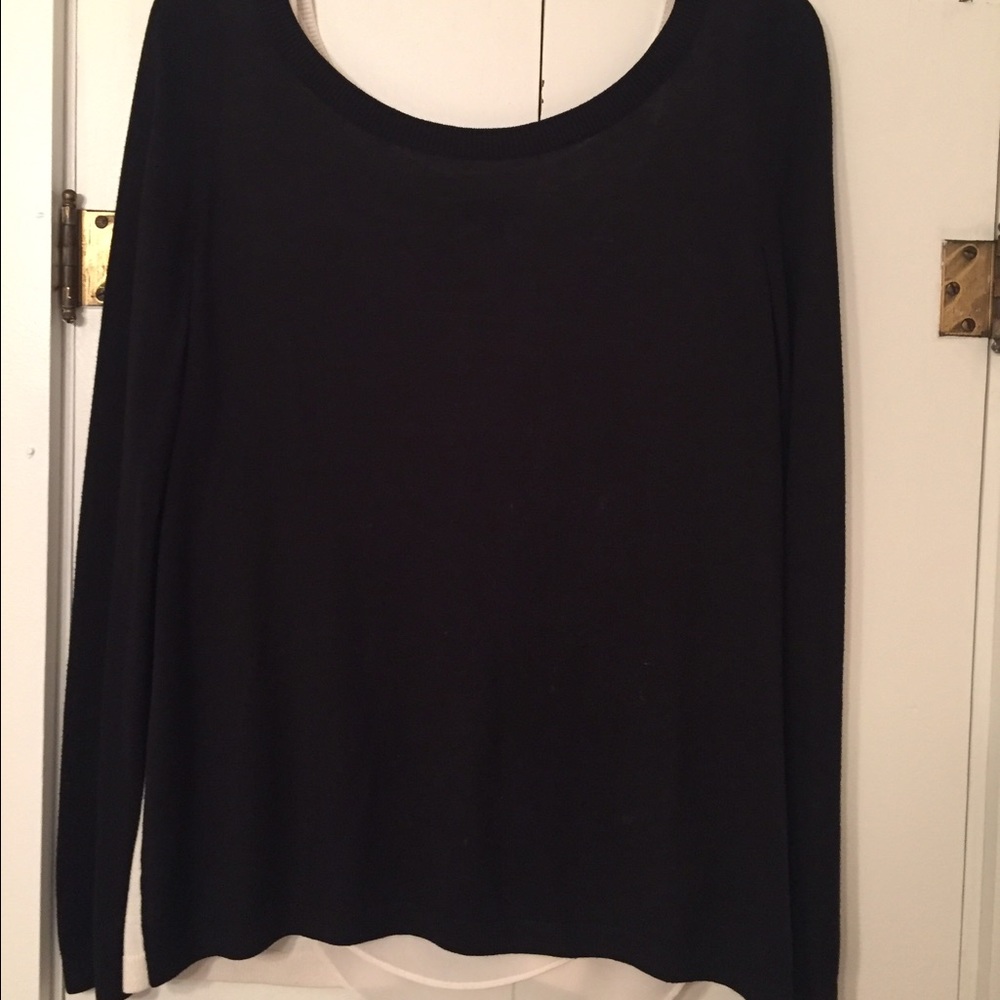 Express Black and White Sweater.  Size Medium